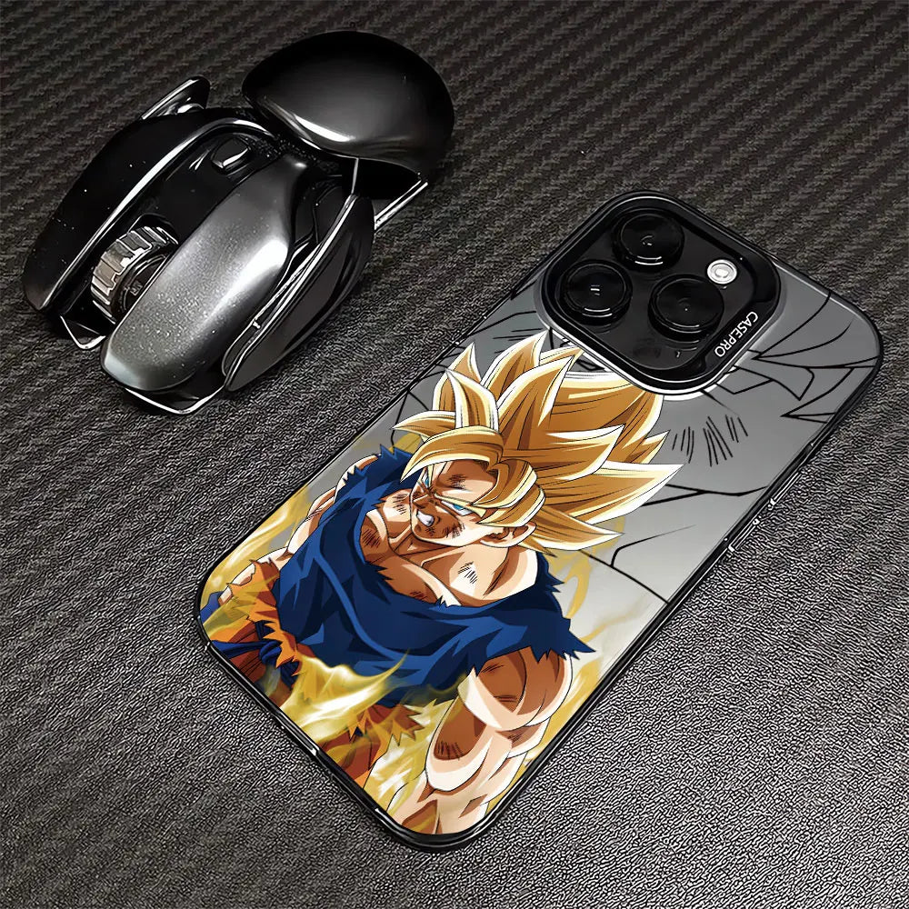 Super Saiyan White Phone Case For iPhone