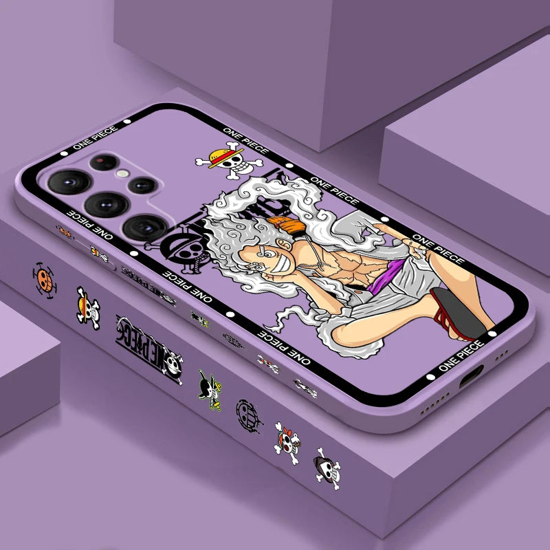 Luf Cartoon Purple Case For Samsung Galaxy