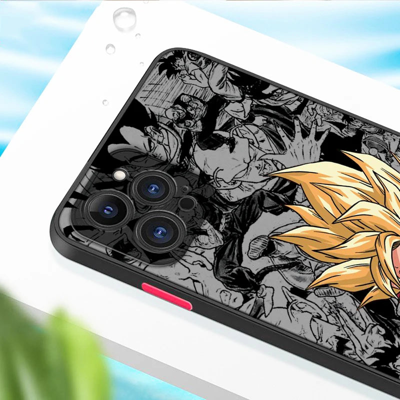Anime Super Saiyan Frosted Transparent For iphone