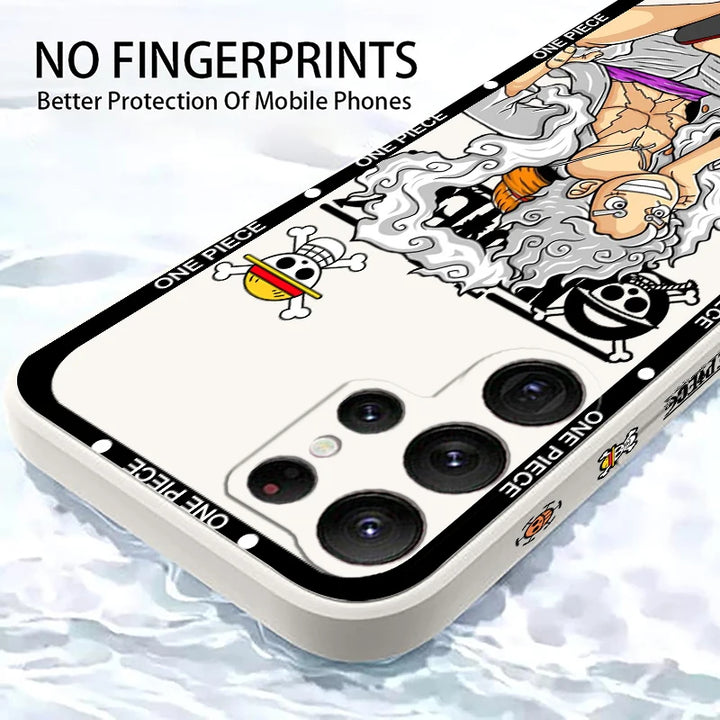 Luf Cartoon Dark Blue Case For Samsung Galaxy
