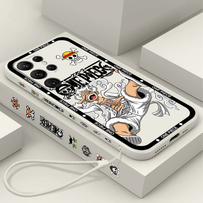 Luf Cartoon Laugh White Case For Samsung Galaxy