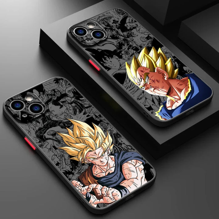Anime Super Saiyan Frosted Translucent For Apple iphone